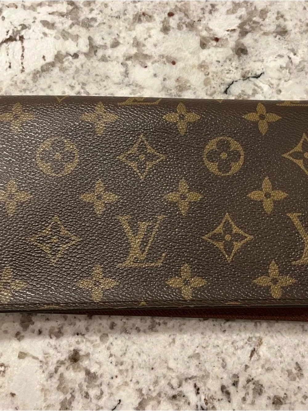Louis Vuitton Monogram Canvas Zip Wristlet in Brown